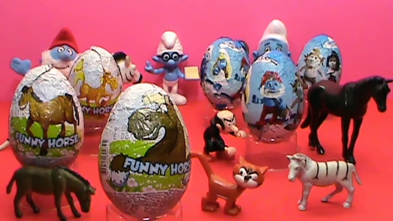 Яйца Яйца Добрее Смурфики сюрприз сюрприз игрушка Smurfs