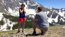 After Years Of Dating, A Mountaintop Proposal Seemed Fitting