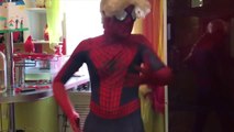 Rider SpiderMan on Motorcycle CRAP when a Monster ATTACKS him w/ Batman in Real Life