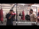 boxing star saul rodriguez on the mitts should he change his nickmane to fireworks EsNews Boxing