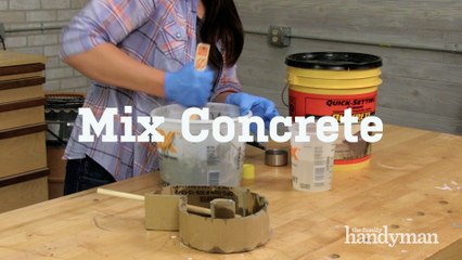 Make Concrete House Numbers