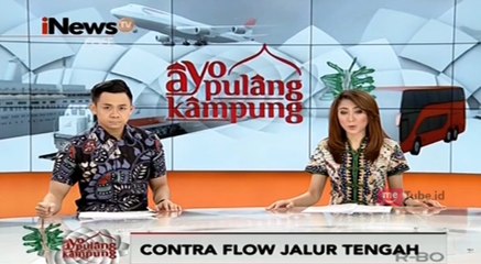 Macet di Jalur Tengah, Polisi Berlakukan Contra Flow