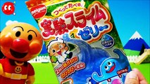 Муть Конфеты желе Anpanman игрушки аниме закуска Давай сделать ♪ эксперимент слизи желе цвета изменяется в сочетании с детским ❤ Okasan к Issho