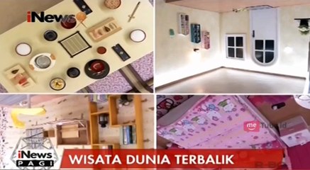 Serunya Berkreasi di Wahana Dunia Terbalik di Bandung