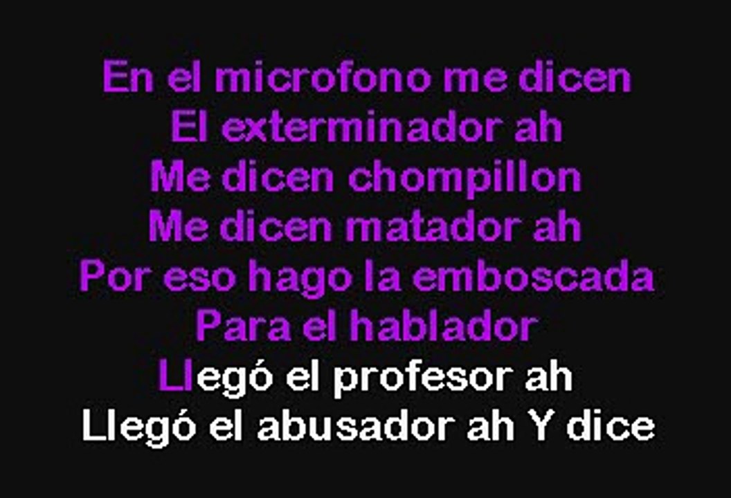 Vico C - Emboscada (Karaoke)