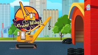 Formation Of Crane   Uses Of Crane   Crane Car Wash   Crane Wash Game for Kids - Baby Time