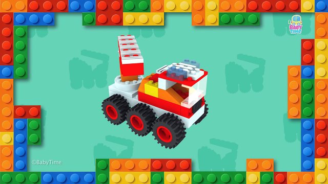 LEGO Red Firetruck LEGO Helicopter Lego Duplo Trains Cartoon Lego City LEGO Videos For Kids