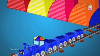 The Cartoon Color Train Song for Children   Learn Colors with the BabyTime Train - Baby Time