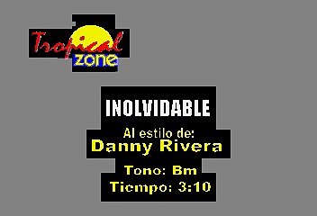 DANNY RIVERA - INOLVIDABLE (KARAOKE)