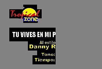 DANNY RIVERA - TU VIVES EN MI PENSAMIENTO (KARAOKE)