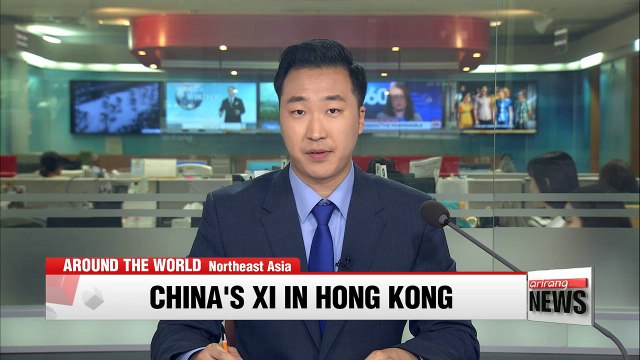 China's Xi In Hong Kong, vows to uphold one country two systems