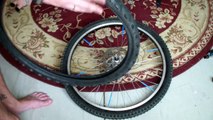 Reparaciones de bicicleta de montaña de ajuste de montaje demolición radios de las ruedas