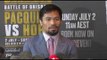 Manny Pacquiao Reaction To Jeff Horn Trying To KO Him Like Marquez  EsNews Boxing