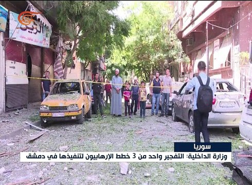 تفجير انتحاري بدمشق وتفجير سيارتين مفخختين قبل ...