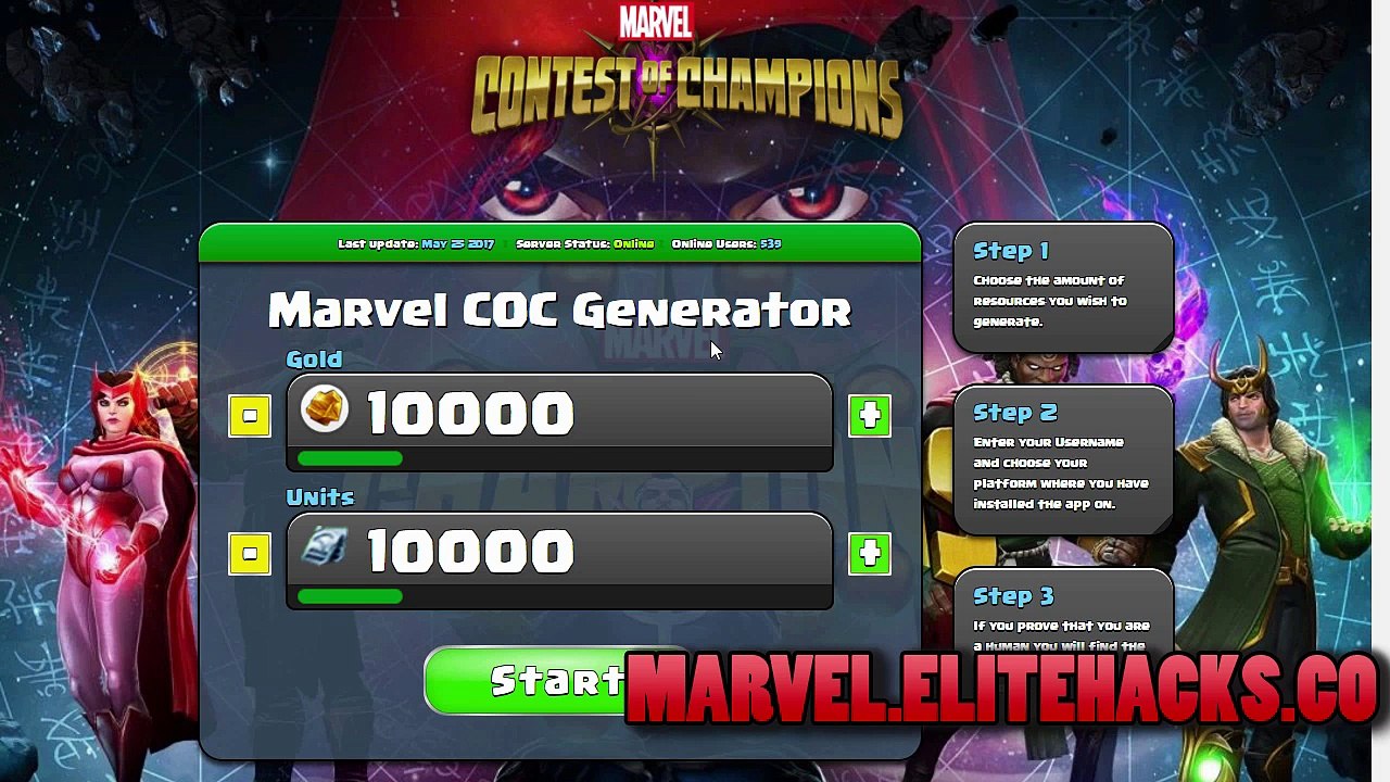 Marvel Contest Of Champions Hack 2017 - Unlimited Gold And Units (Android&iOS)