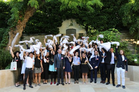 Cérémonie de sortie des boursiers Excellence-Major 2012-2017 de l'AEFE