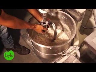 How to mix Donut Dough, Donut House, Hyderabad