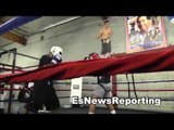 andy ruiz after sparring mikey garcia EsNews Boxing