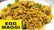 Egg Maggi Nooodles Street Food Style, Indian Street Food