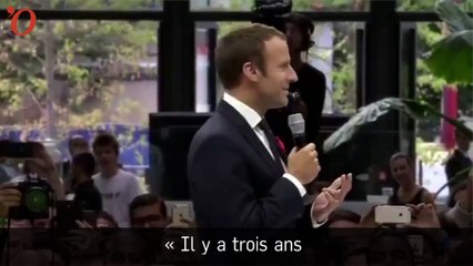 Station F: Macron s’essaie au stand-up façon «Gad Elmaleh»