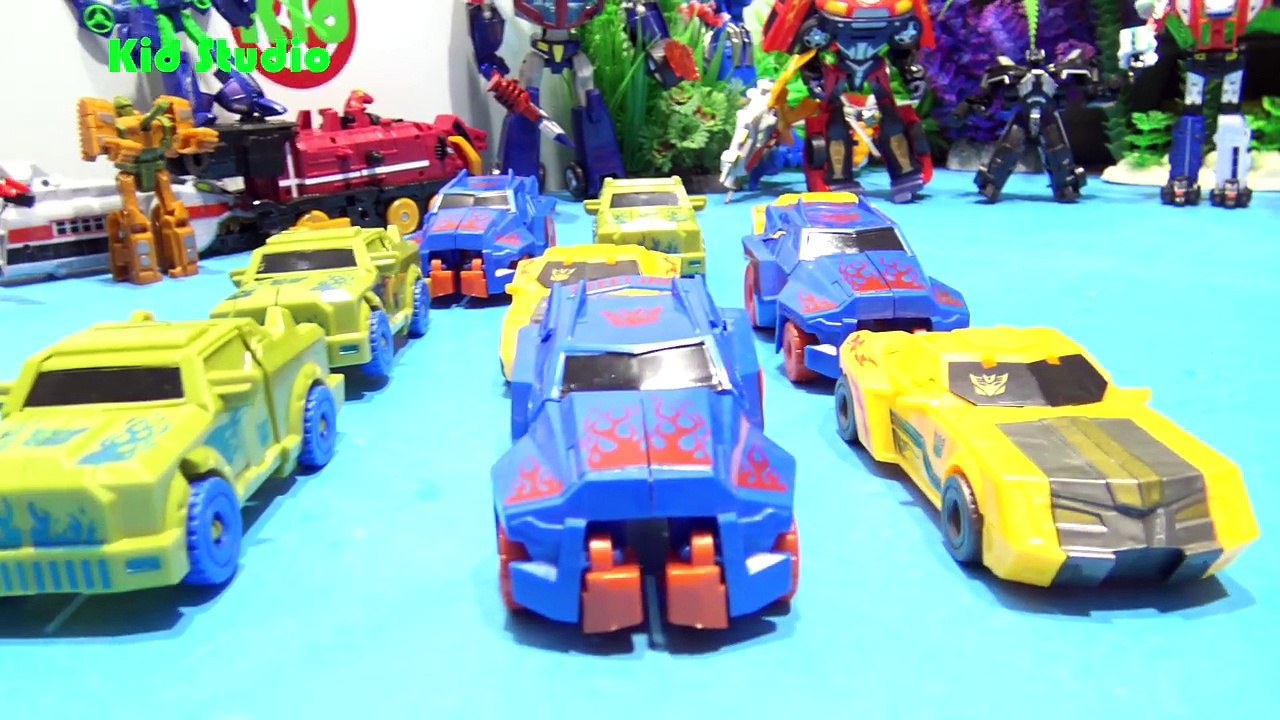 9 xe ô tô đồ chơi biến hình thành rô bốt của bé Tiba 4k Cars transformer toy 387 Kid Studio