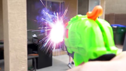 Nerf Gun Battle! Ultimate Nerf Rival Khaos Blaster Ethan Vs. Cole Nerf Gun Attack! Round 4