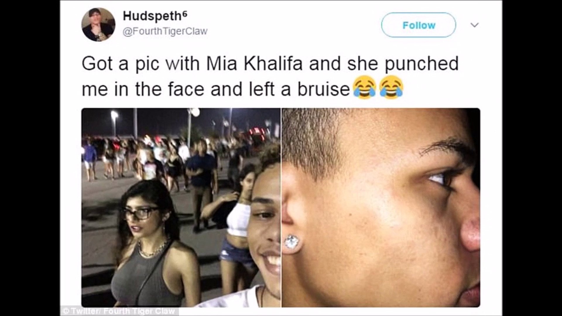 Mia khalifa helps fan