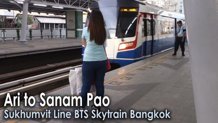 Ari to Sanam Pao BTS Skytrain Station in Bangkok