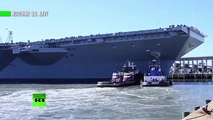 Авианосец USS Gerald R. Ford ВМС США — самый дорогой военный корабль в мире