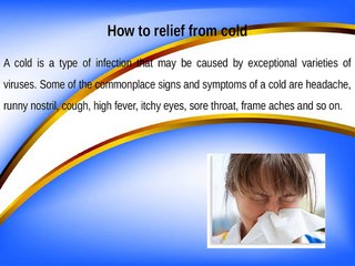 how-to-get-relief-from-cold-find-doctor-nearby-Healthcare tips