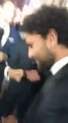 حسام غالي يشعل فرح رمضان صبحي وحبيبة اكرامي بالرقص مع العروسين