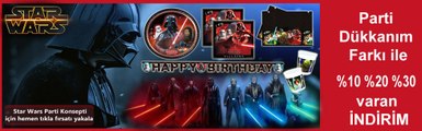 Star Wars parti malzemeleri Yıldız savaşçıları doğum günü süsleri Parti Dükkanım