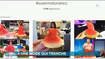 Une drôle de mode à base de pastèque envahit la toile depuis quelques jours - Regardez