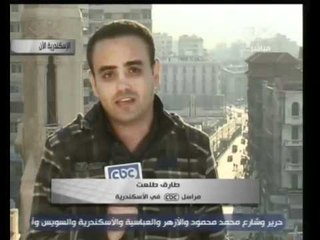 آراء المتظاهرين في الأسكندرية حول حكومة الجنزوري