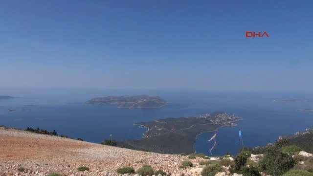 Antalya Kaş ve Meis Manzaralı Yamaç Paraşütü