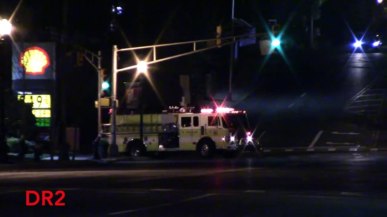 Montclair Fire Department Engine 4 Responding 4-20-17