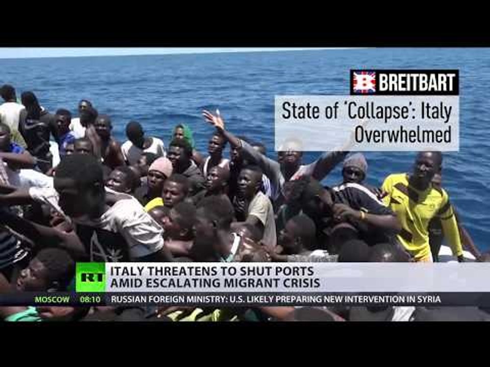 Italy threatens to shut ports amid escalating migrant crisis