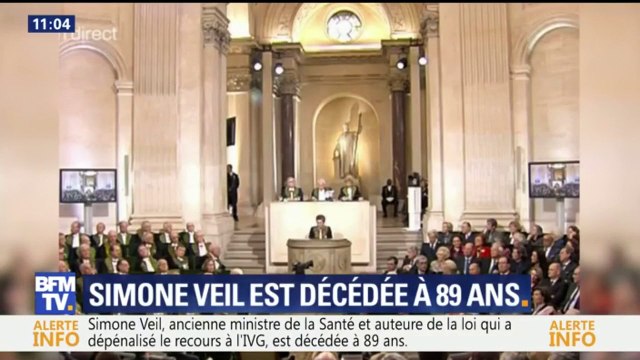 En 2010, Simone #Veil rendait un émouvant hommage à ses parents à l'Académie française