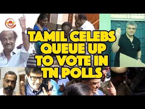 Ajith - Rajinikanth - Vijay & Other Celebs Casting Their Votes