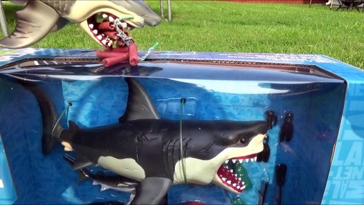 Bath Sharks for Kids Toy UNBOXING: Animal Planet Mega Shark & Orca