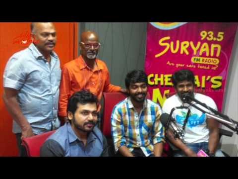 Komban Team In Suryan FM - Karthi,GV Prakash Kumar