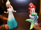 ELSA BANISHES THE LITTLE MERMAID OUT OF ARENDELLE   SPIDERMAN ARIEL DISNEY DREAMWORKS FROZEN Toys Kids Video