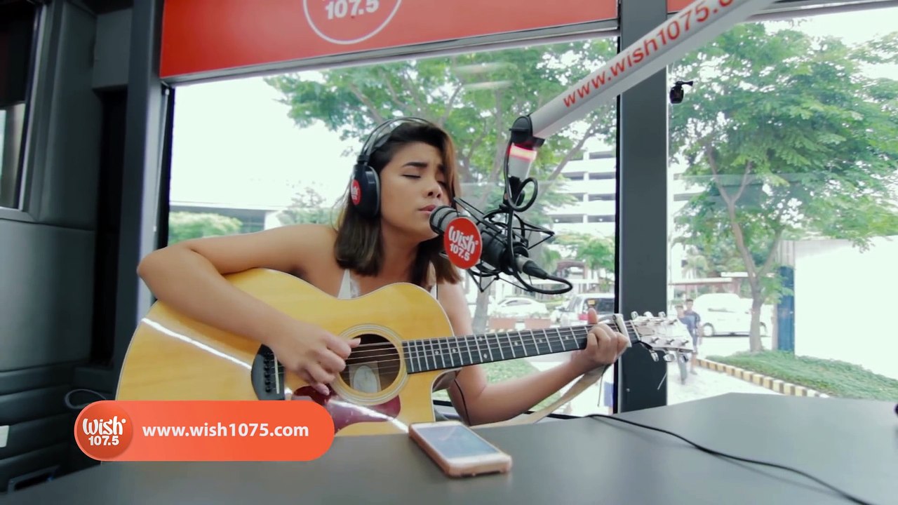 Keiko Necesario performs  Through It All  LIVE on Wish 107.5 Bus