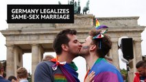 German parliament legalizes same-sex marriage