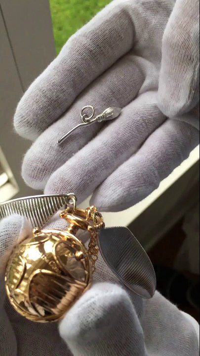 Ce bijoutier-joaillier a fabriqué une magnifique boîte à alliances en forme de vif d'or