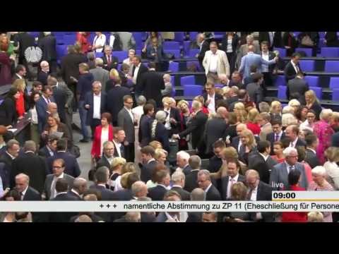 German Parliament Legalizes Same-Sex Marriage