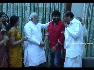 Dr. Rajasekhar and Jeevitha met Narendra Modi in Tirupati