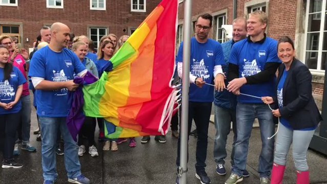 Berlin Football Club Raises Rainbow Flag to Celebrate Same-Sex Marriage