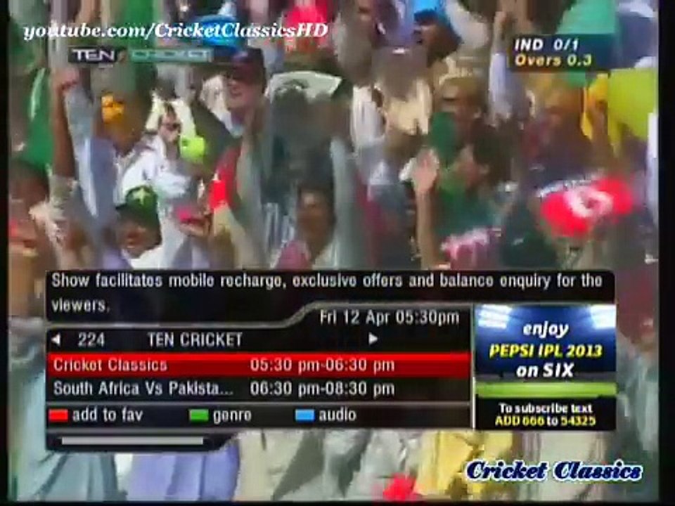 Wasim Akram best bowling spell india vs pakistan amazing wickets