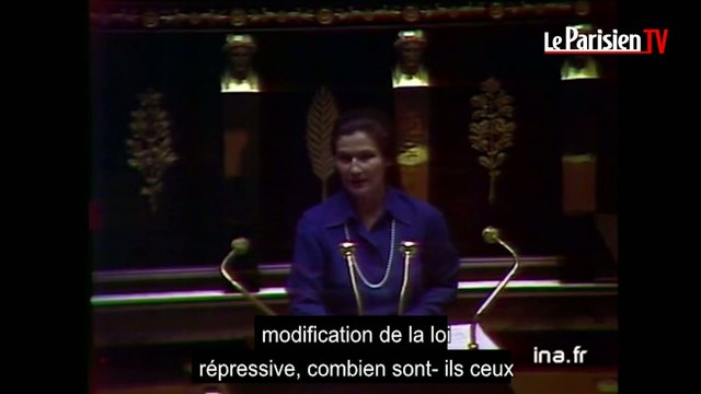 Simone Veil, son discours historique pour le droit à l'avortement